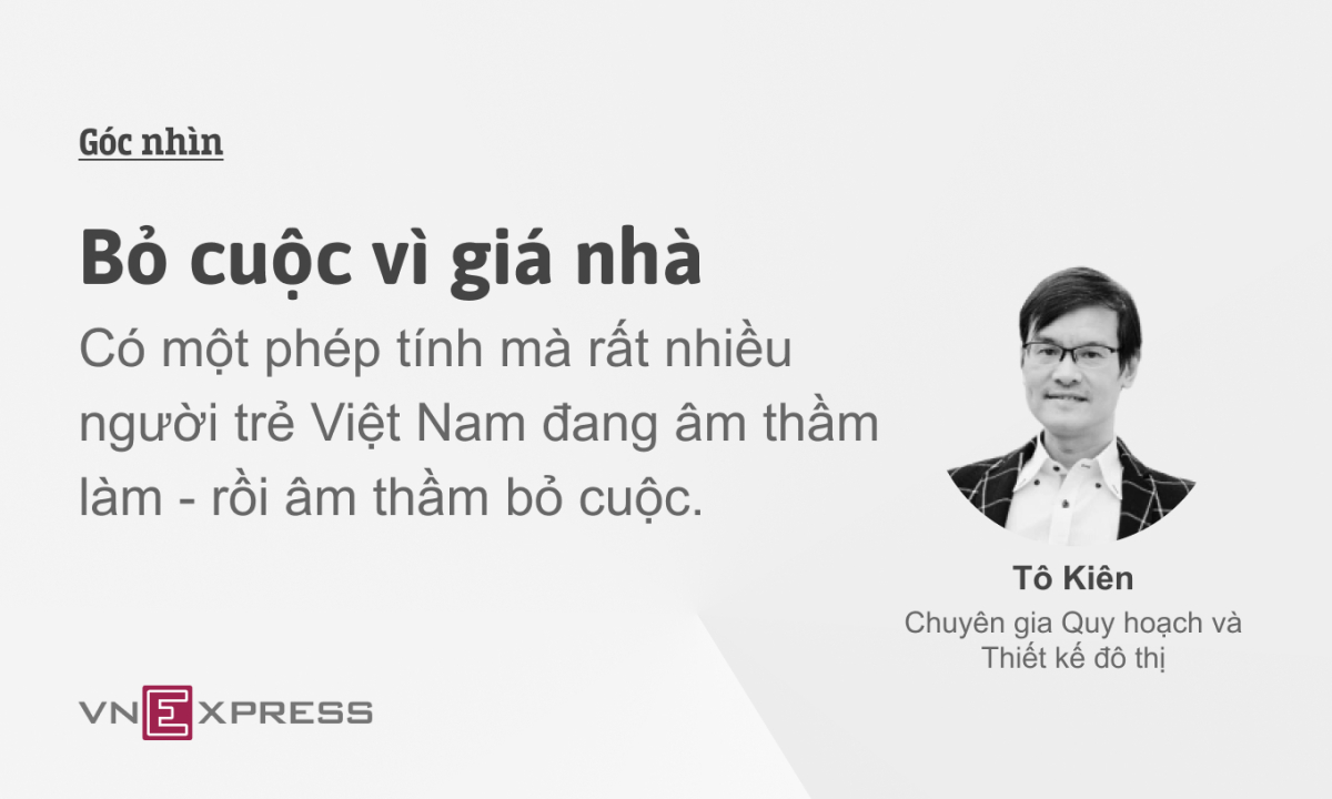 Bỏ cuộc vì giá nhà