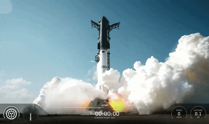 Tên lửa mạnh nhất thế giới Starship V3 phóng thử thành công