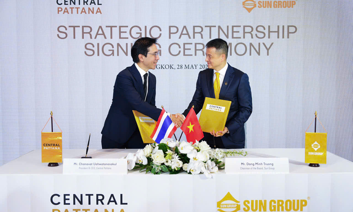 Sun Group hợp tác "ông lớn" Thái Lan phát triển tổ hợp thương mại