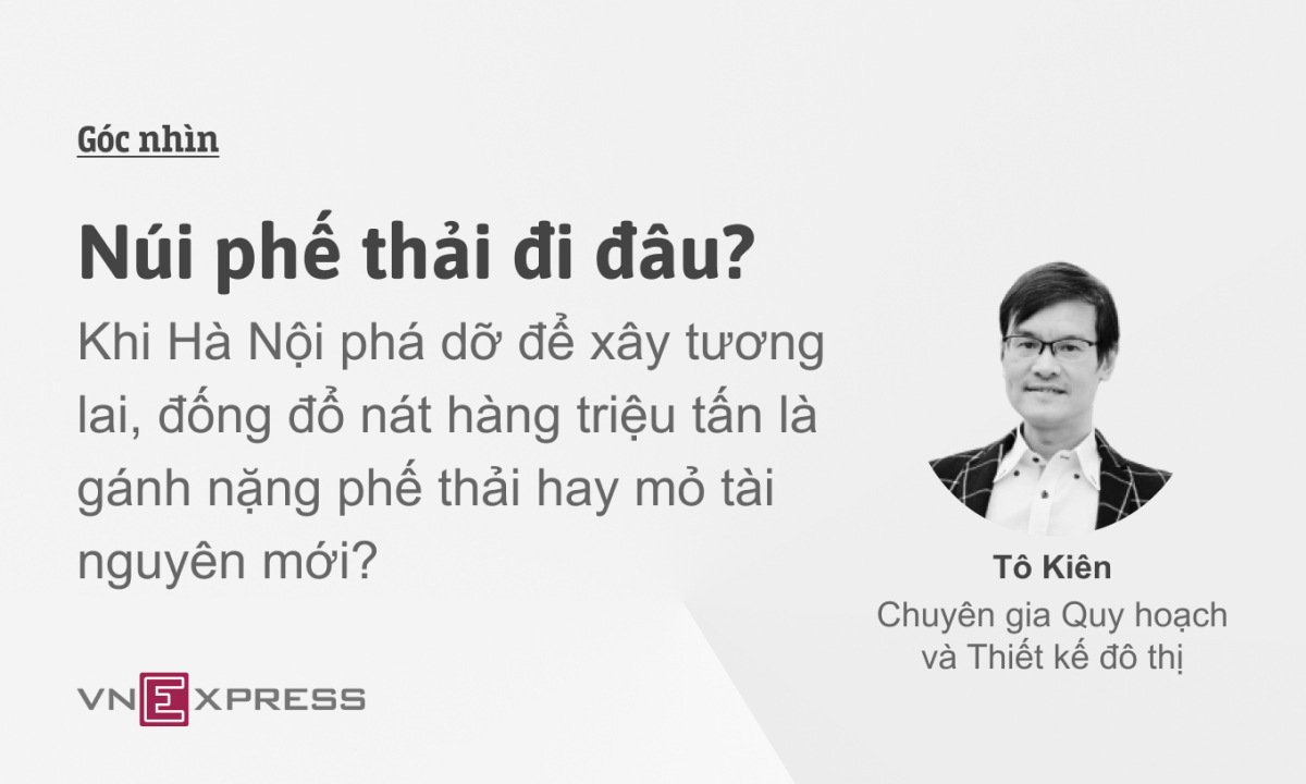 Núi phế thải đi đâu?