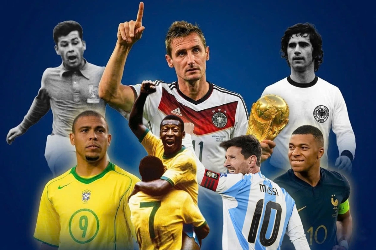 Những 'cỗ máy' săn bàn trong lịch sử World Cup