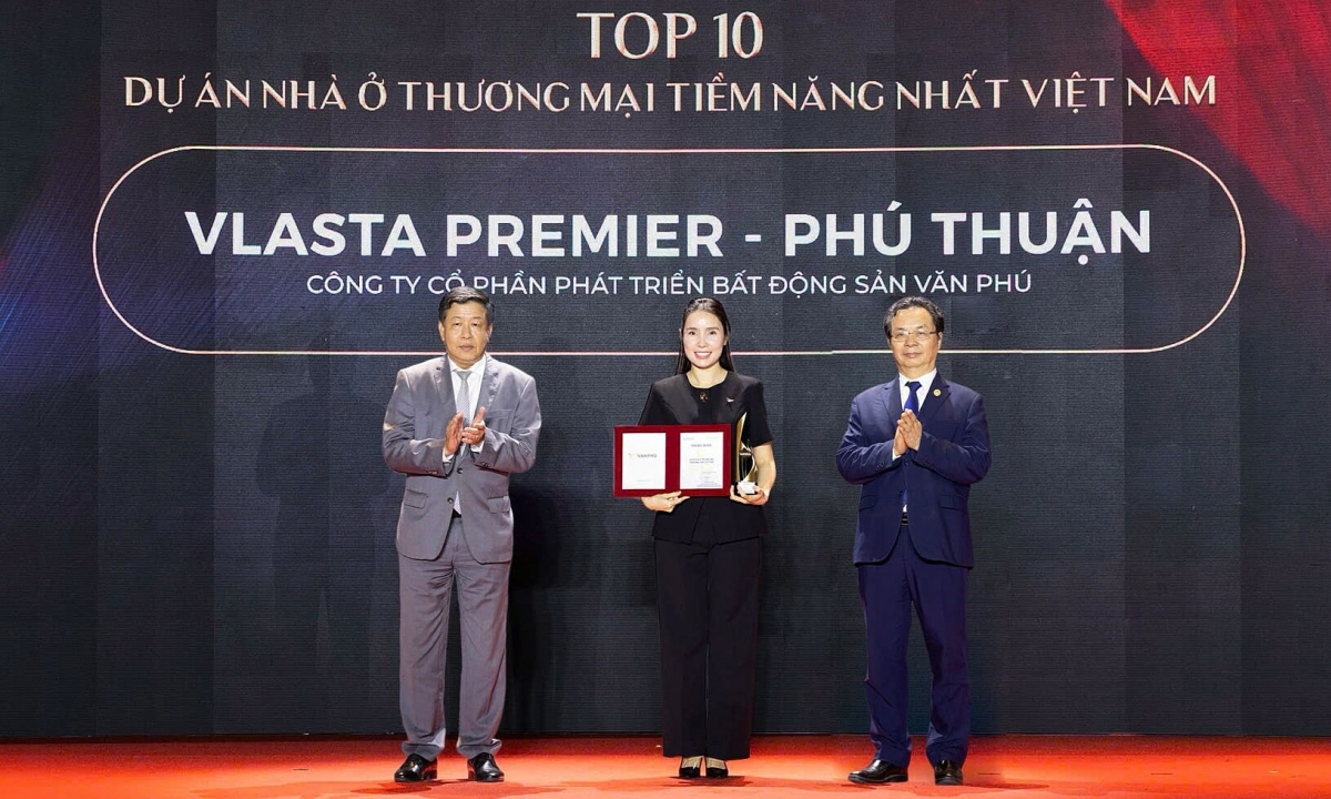 Vlasta Premier - Phú Thuận nhận giải nhà ở thương mại tiềm năng