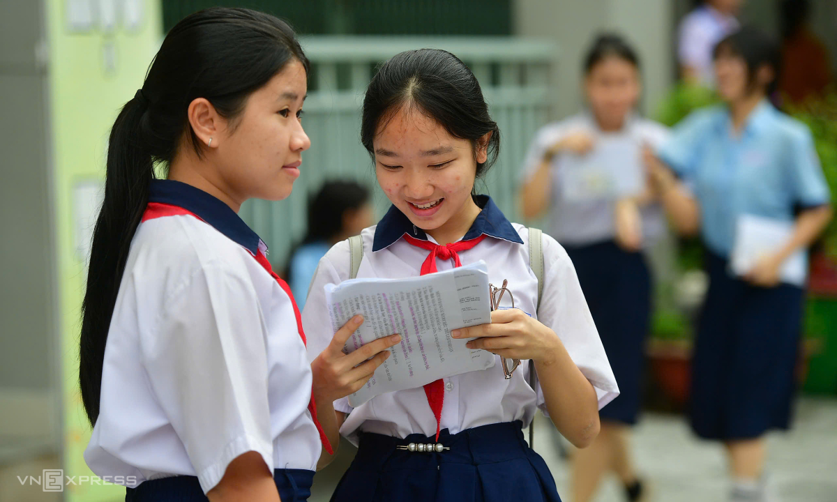 TP HCM công bố đáp án các môn thi lớp 10