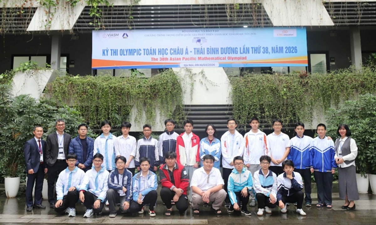 Việt Nam giành 1 huy chương vàng ở Olympic Toán châu Á - Thái Bình Dương