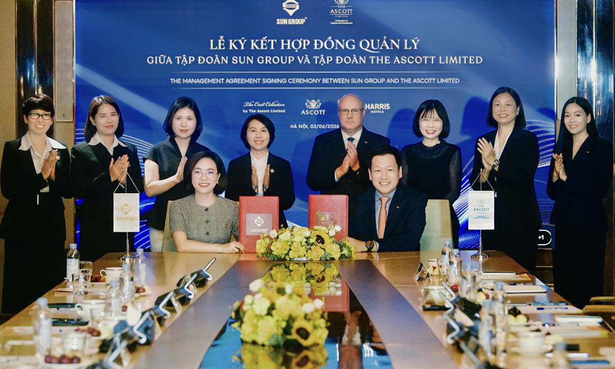 Sun Group cùng The Ascott Limited phát triển hơn 1.700 phòng lưu trú