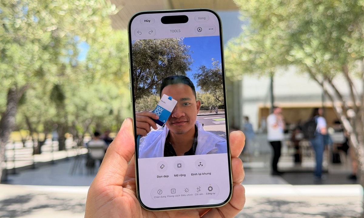 Trải nghiệm chỉnh sửa ảnh bằng AI trên iOS 27