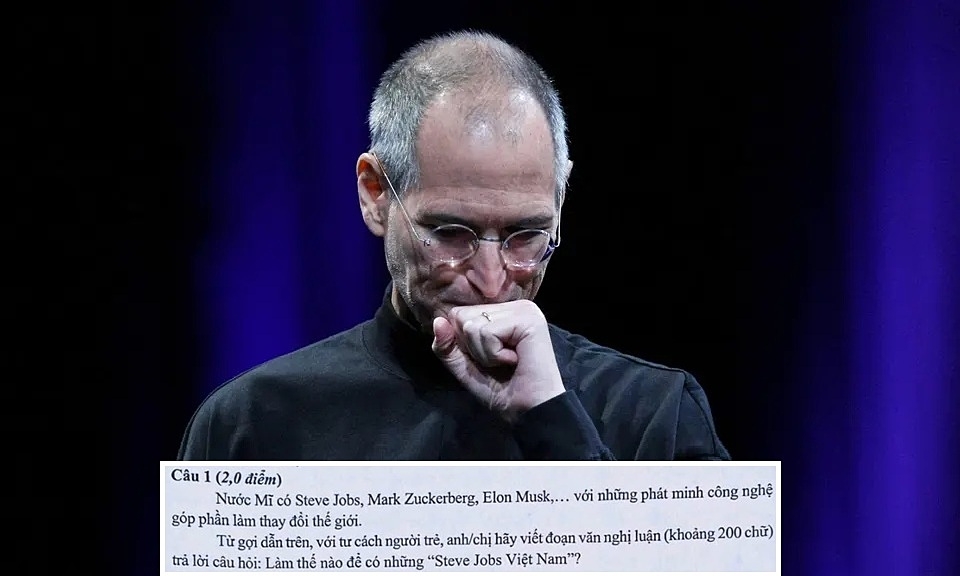 Nếu Steve Jobs phải chọn tổ hợp môn vào lớp 10 ở Việt Nam