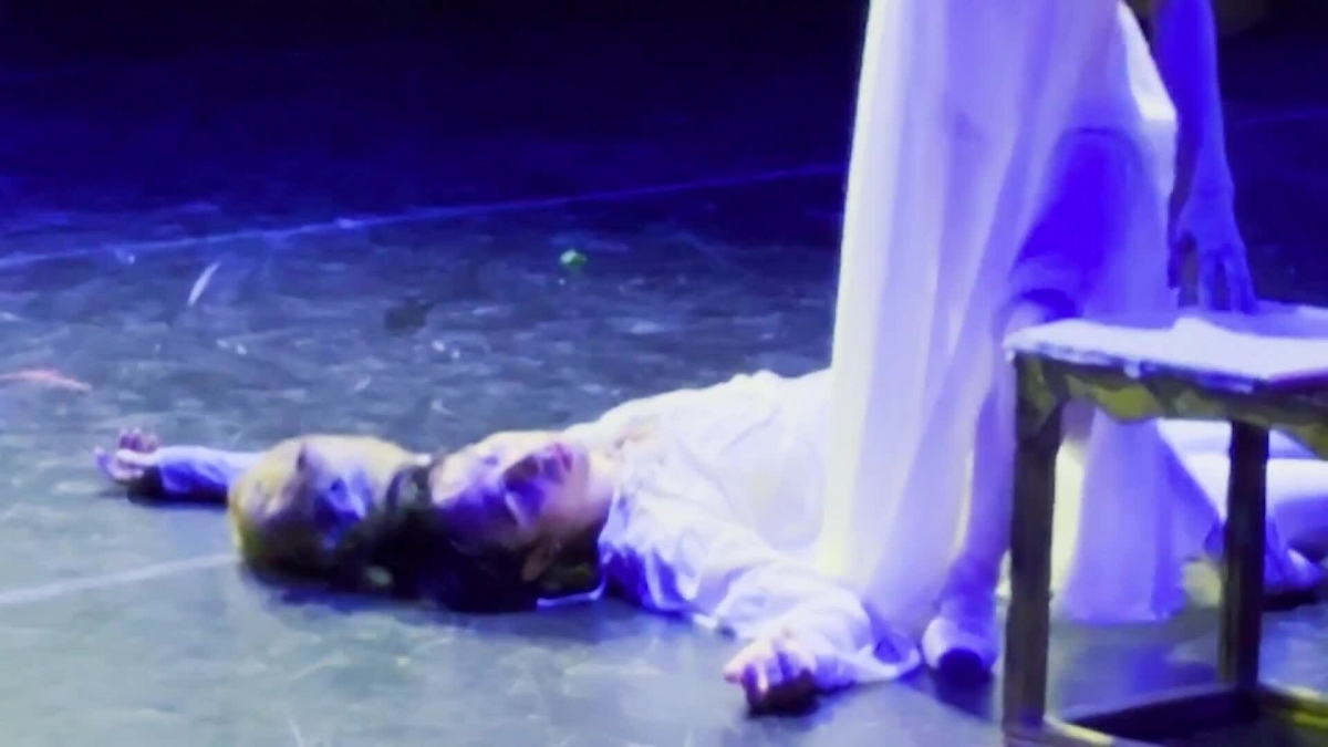 Mèo 'phá đám' cảnh bi kịch của vở Romeo và Juliet ở Thổ Nhĩ Kỳ