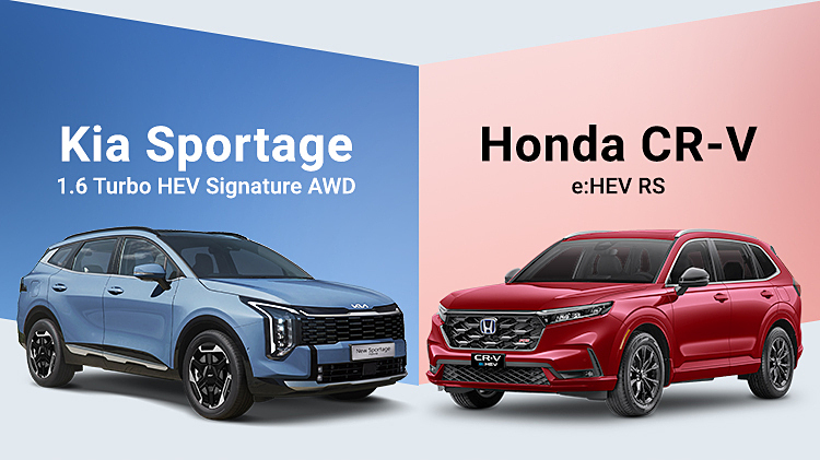 Kia Sportage - Honda CR-V: lựa chọn SUV cỡ C hybrid bản cao nhất