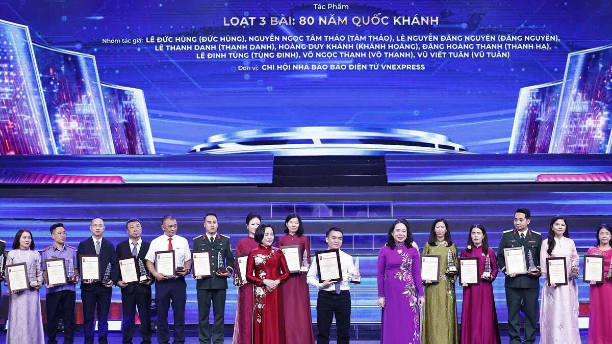 VnExpress giành giải B Báo chí Quốc gia