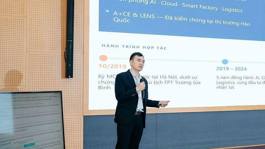 FPT và LG CNS giới thiệu giải pháp AI đào tạo nhân sự