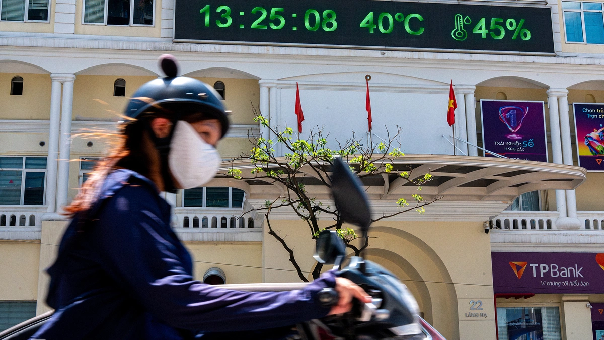 Hà Nội nóng nhất cả nước, gần 41 độ C