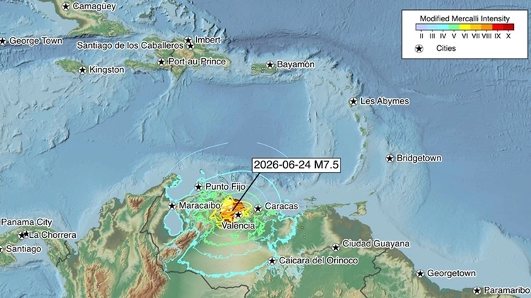 Mức độ phức tạp của động đất kép ở Venezuela