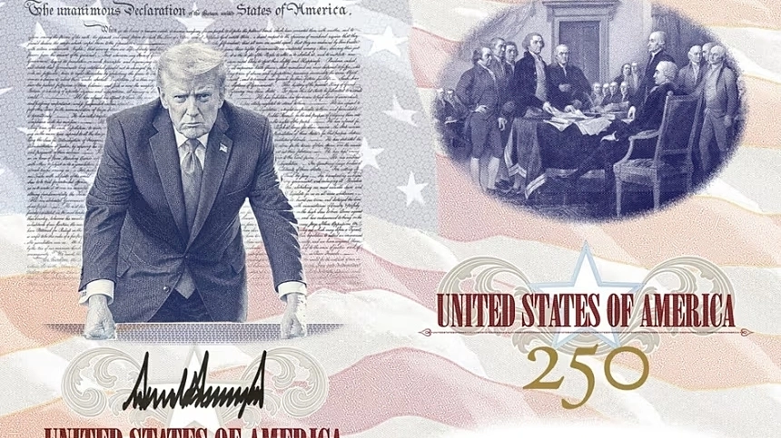 Tổng thống Trump đăng ảnh hộ chiếu Mỹ in hình ông