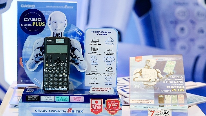 Casio fx-880BTG Plus tích hợp công cụ giải Toán chuyên đề