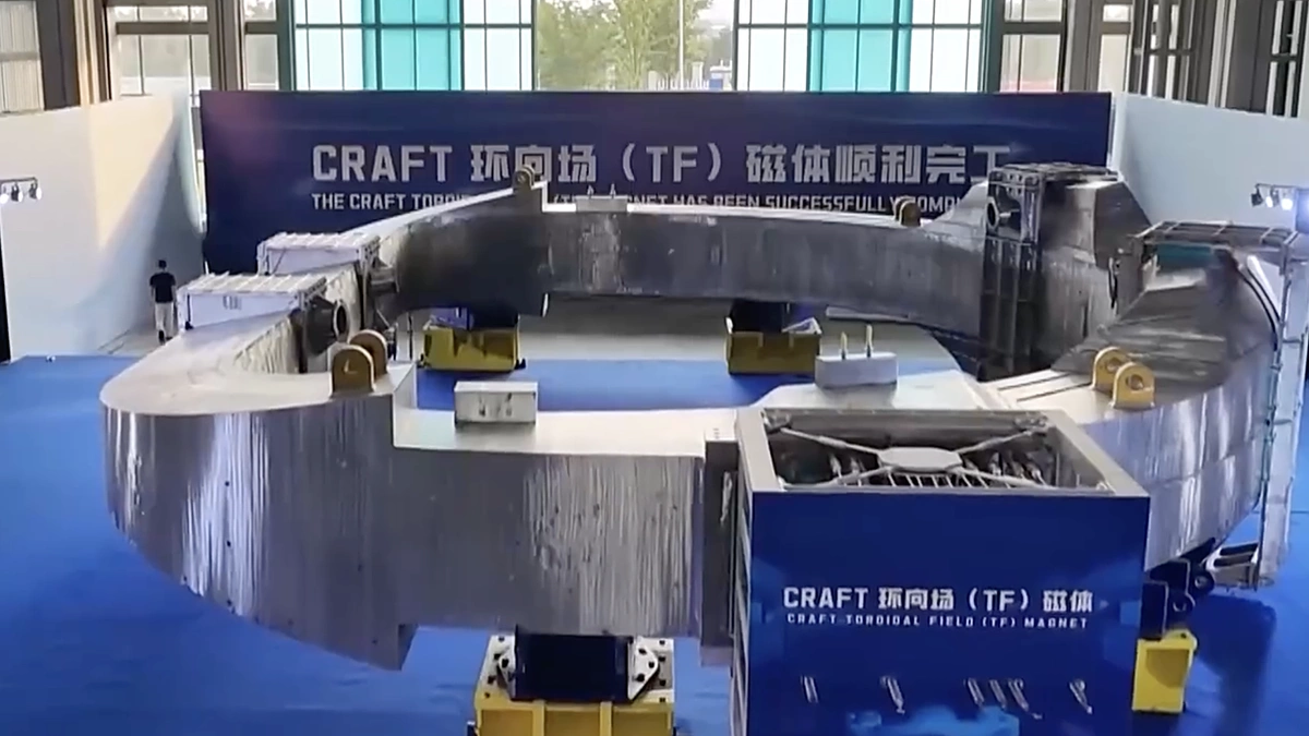 Nam châm siêu dẫn lớn nhất thế giới cho lò nhiệt hạch