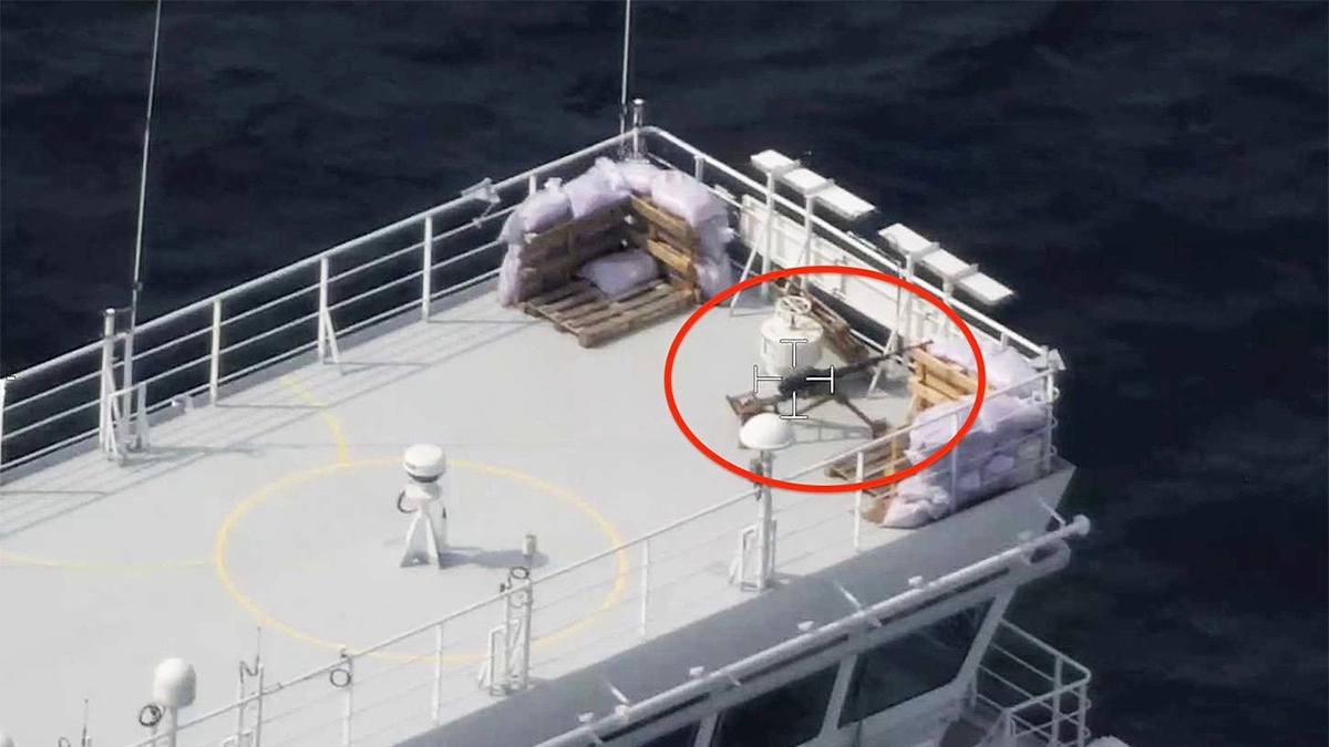 Nga lắp súng máy hạng nặng cho tàu chở khí hóa lỏng ở Baltic