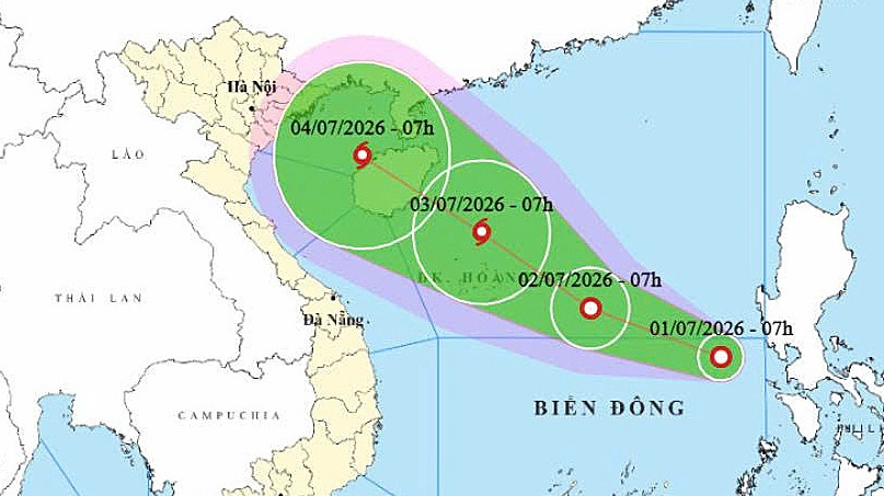 Áp thấp nhiệt đới hình thành trên Biển Đông