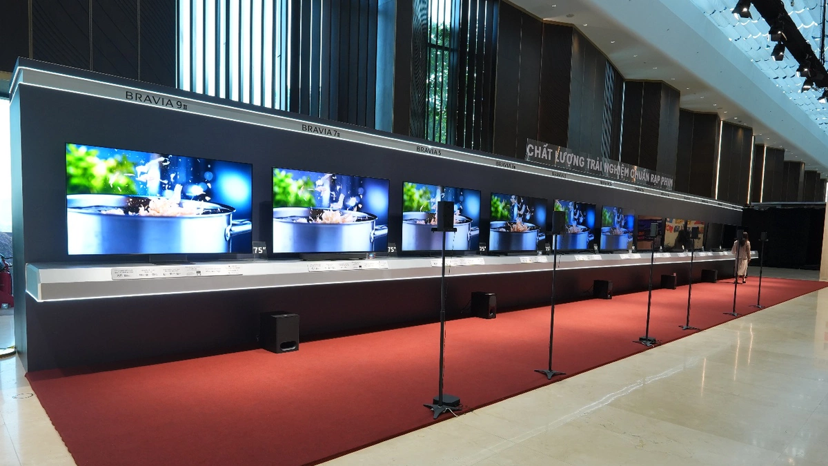 Sony first launched the True RGB TV generation in Vietnam