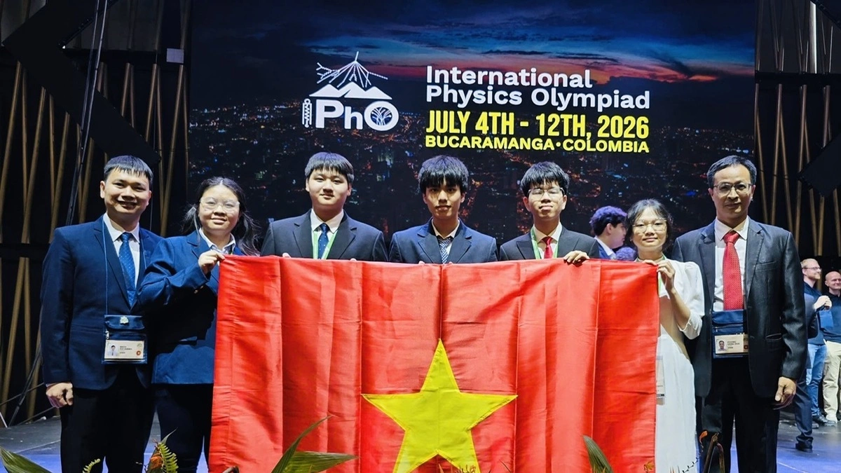 Việt Nam lần đầu vào top 7 Olympic Vật lý quốc tế