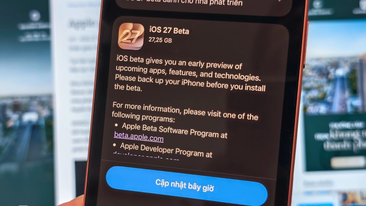iOS 27 tích hợp Siri AI có bản dùng thử đầu tiên