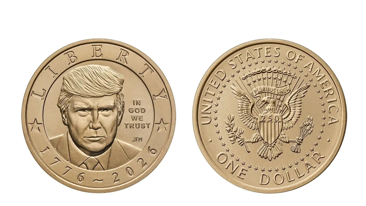 Mỹ bắt đầu đúc đồng xu 1 USD in hình Tổng thống Donald Trump kỷ niệm 250 năm lập quốc
