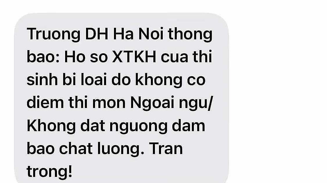 Loạt thí sinh có IELTS trượt xét tuyển vào Đại học Hà Nội vì hiểu nhầm