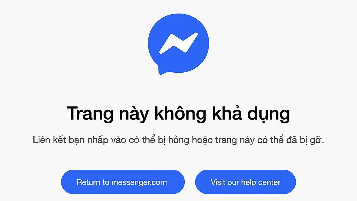 Website Facebook, Messenger gặp sự cố diện rộng