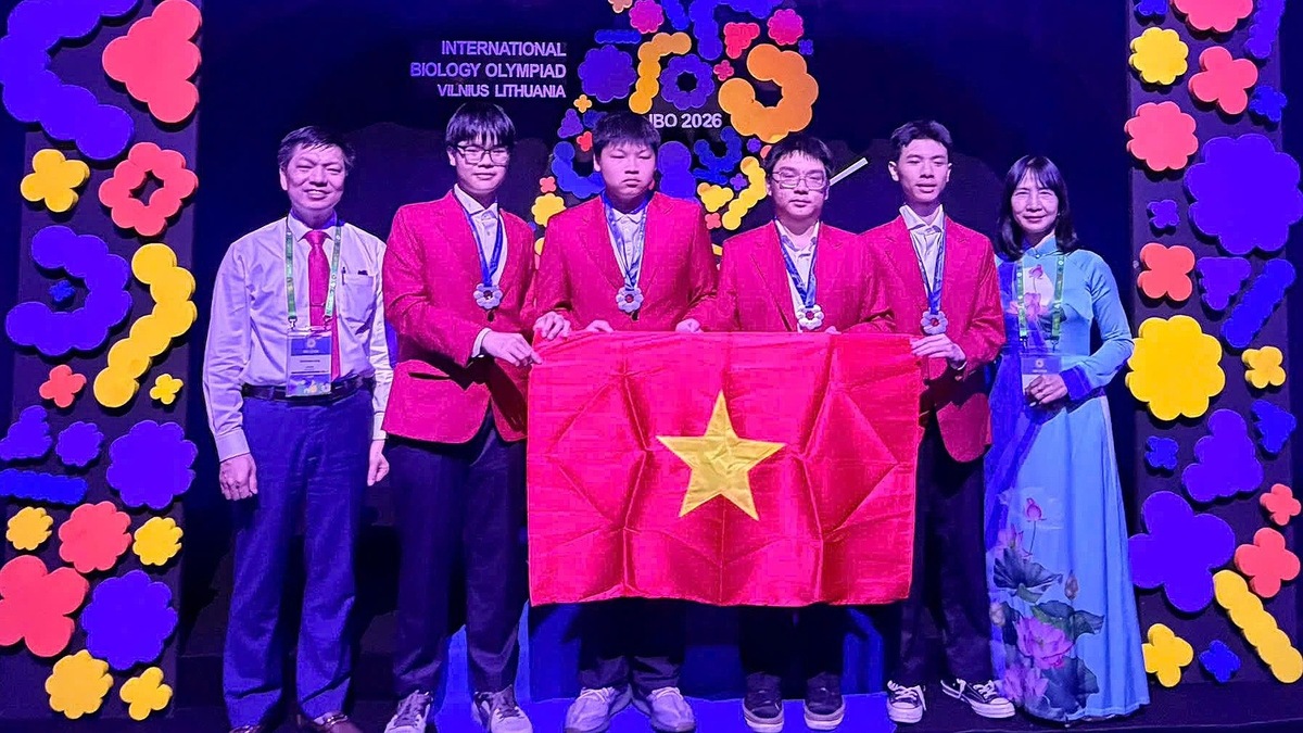 Học sinh Việt vào top 8 Olympic Sinh học quốc tế