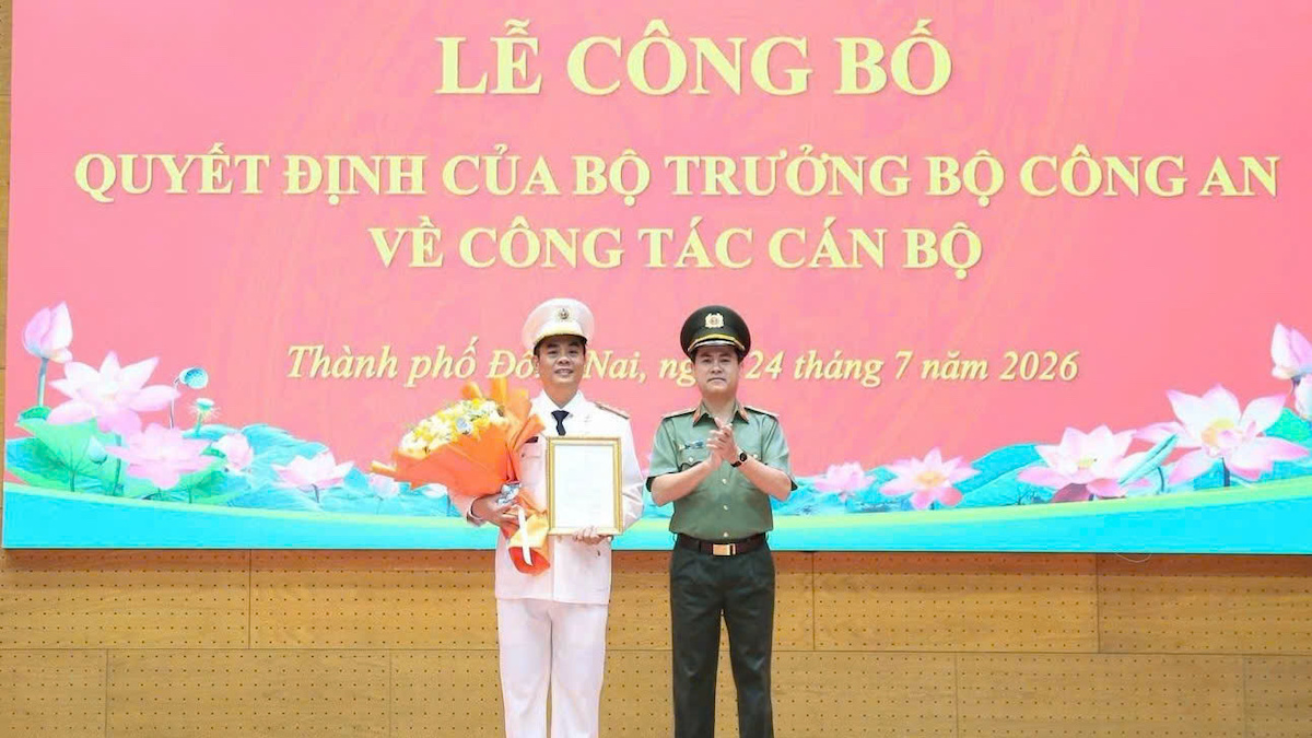 Trưởng phòng CSGT làm Phó giám đốc Công an Đồng Nai
