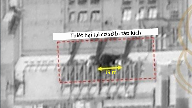 Ảnh vệ tinh 'trung tâm Amazon, nhà ở lính Mỹ' trúng đòn của Iran