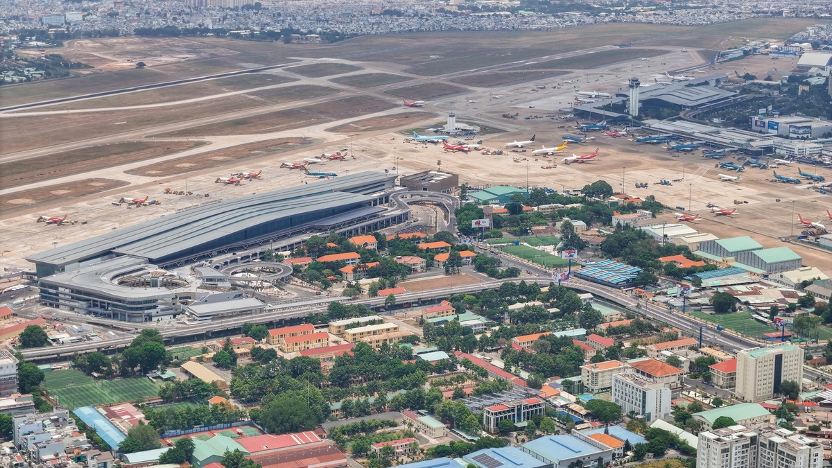 Phương án bố trí hai ga metro ngầm dưới sân bay Tân Sơn Nhất