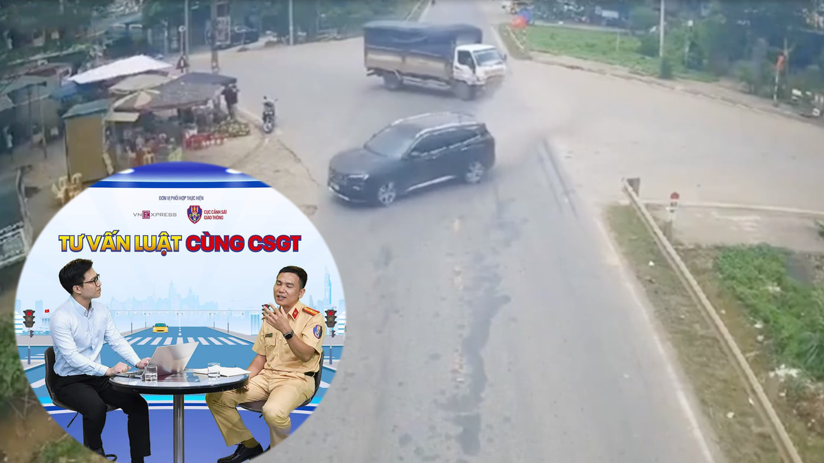 CSGT chỉ cách xác định đúng, sai khi đâm va tại ngã tư