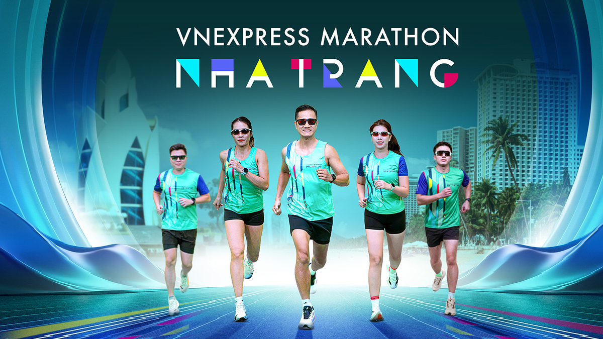 Thiết kế phá cách trên áo đấu VnExpress Marathon Nha Trang 2026