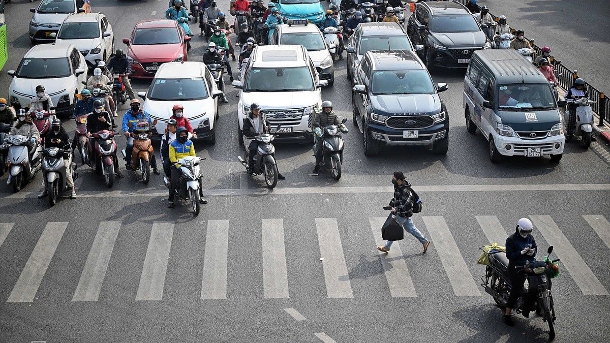 Phải nhường đường cho người đi bộ khi đèn xanh?