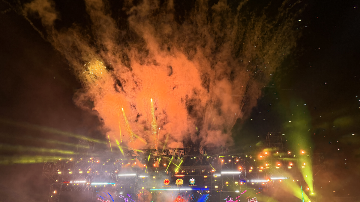 Âm nhạc, pháo hoa khuấy động đêm khai mạc Sports Festival 2026