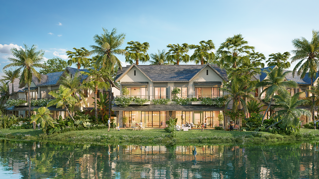 Quy hoạch 11 nhánh biệt thự đảo tại Eco Central Park