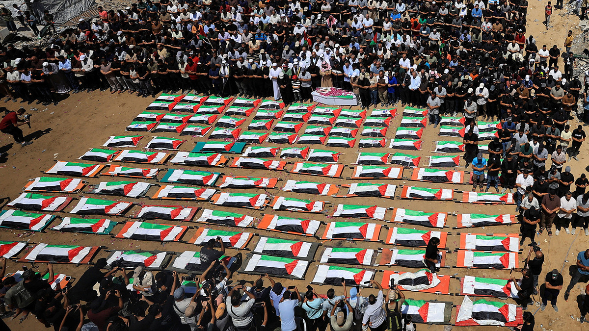 Đòn không kích gần như xóa sổ một gia tộc ở Gaza
