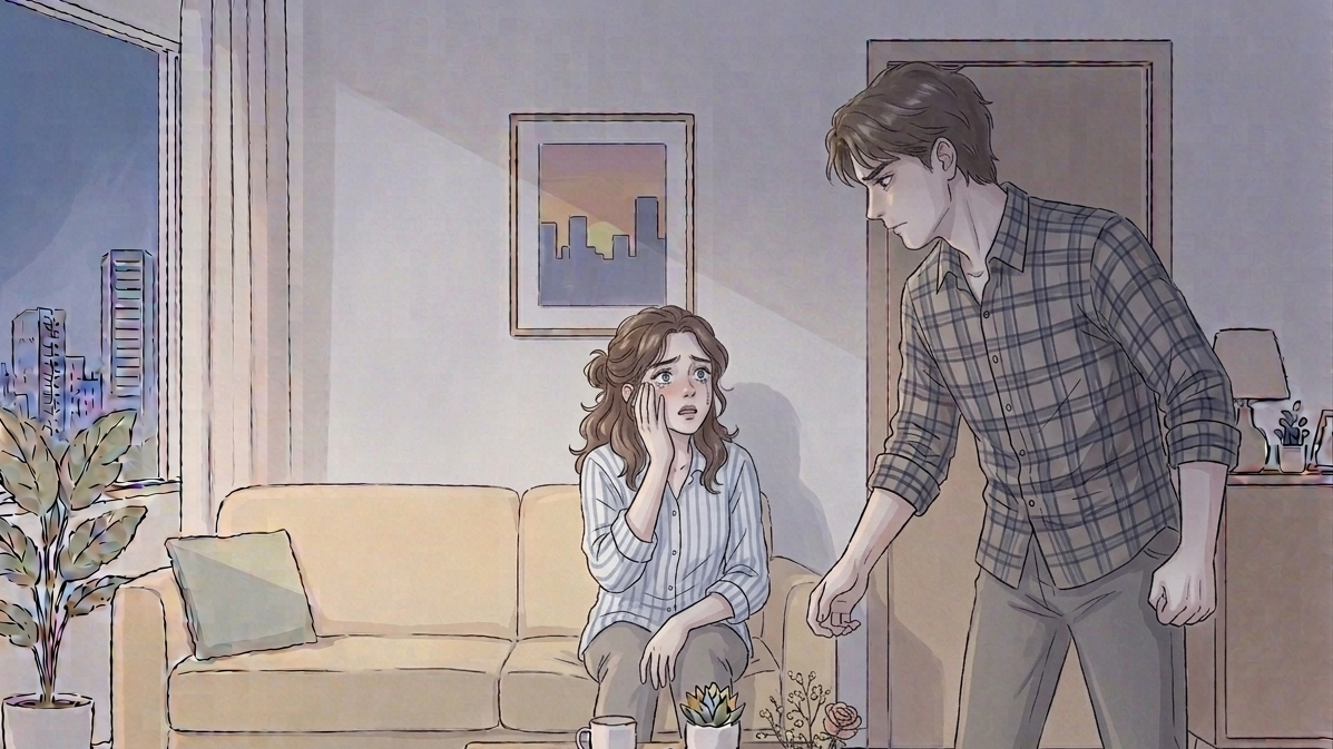 Tôi bị bạn trai tát vì cười đùa với nam đồng nghiệp