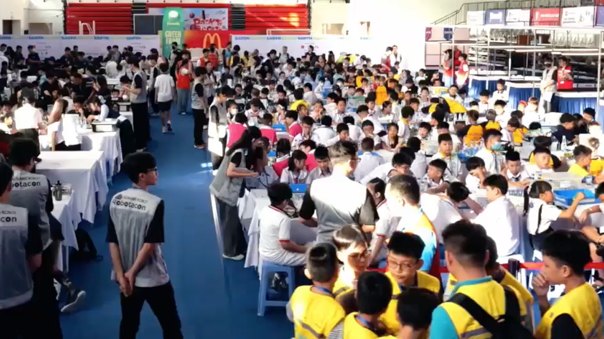 1.500 thí sinh dự đấu trường robot Robotacon WRO 2026