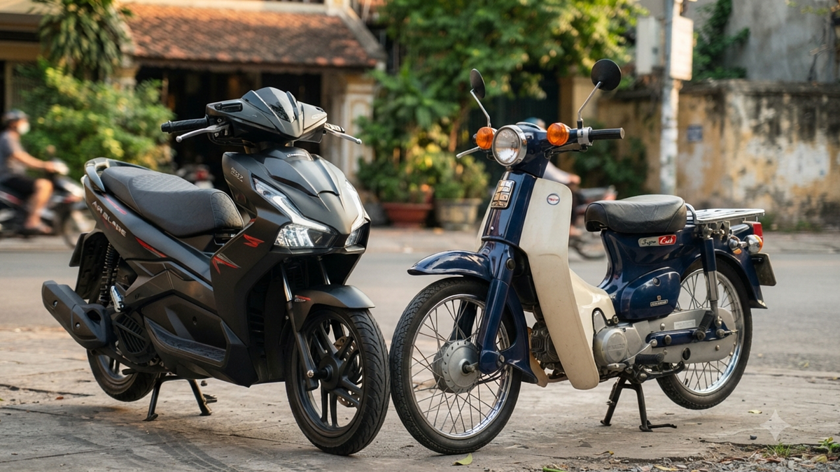 Xe máy và xe gắn máy giống hay khác nhau?