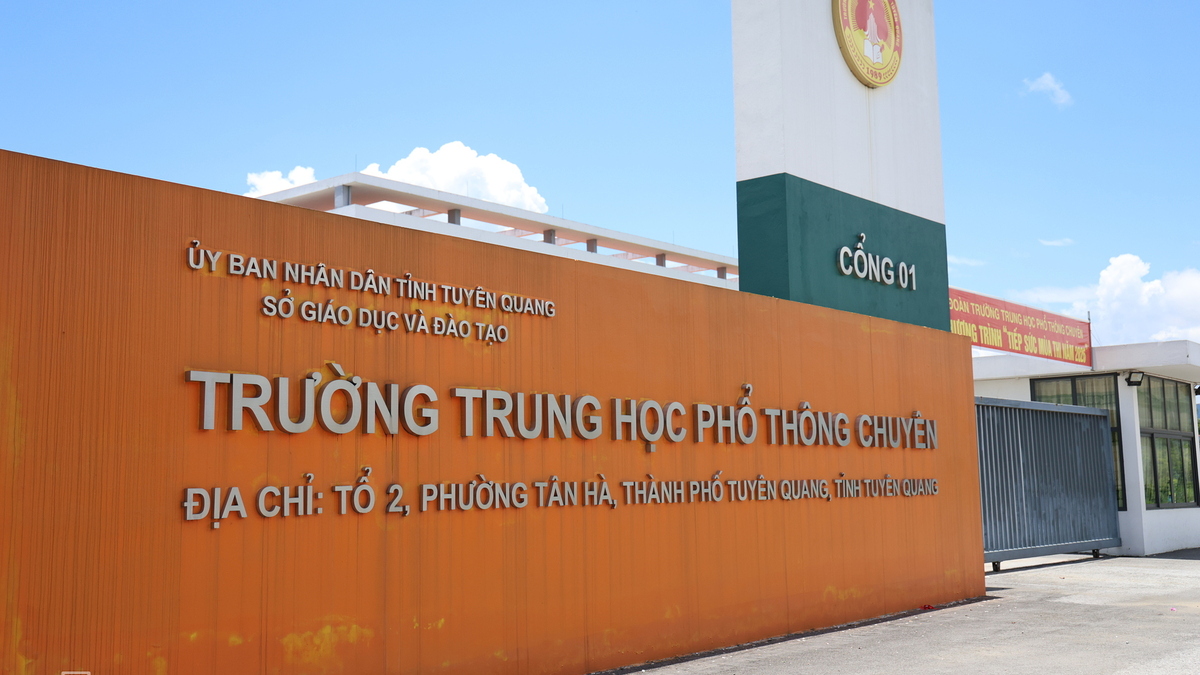 Học sinh THPT chuyên Tuyên Quang được xét tuyển đại học thế nào?