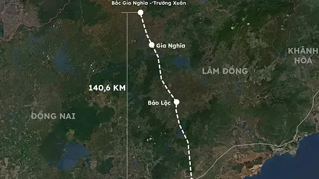 Lâm Đồng muốn xây cao tốc Phan Thiết - Bảo Lộc 26.000 tỷ đồng