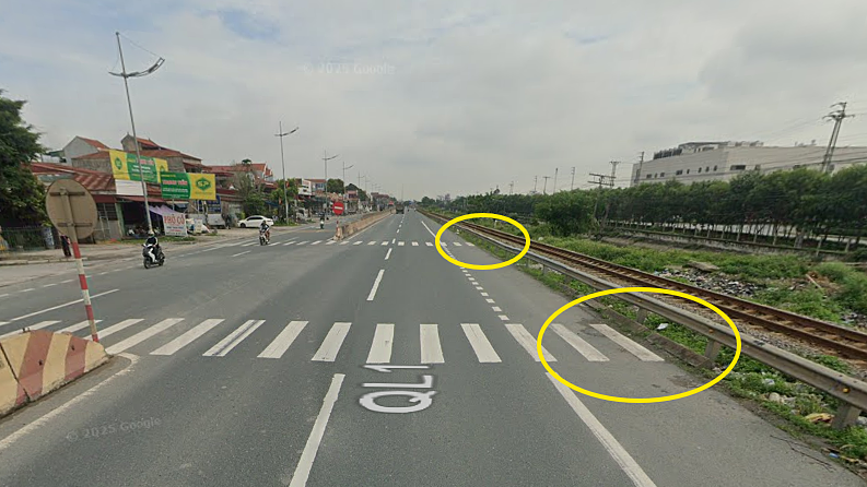 'Vì sao có rất nhiều vạch cho người đi bộ ra đường tàu'