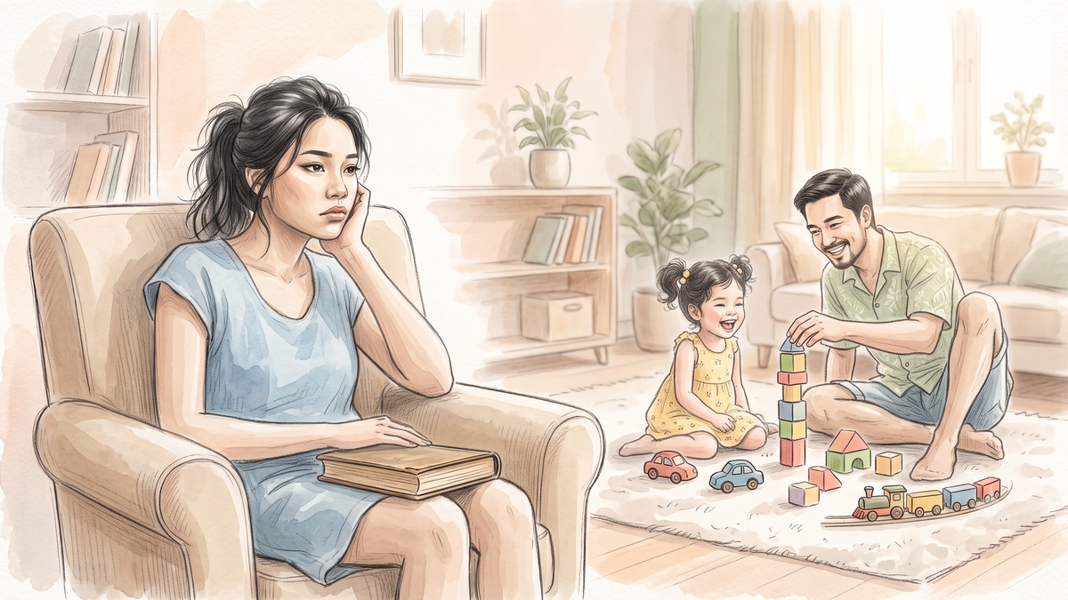 Chồng thú nhận có con riêng với người cũ