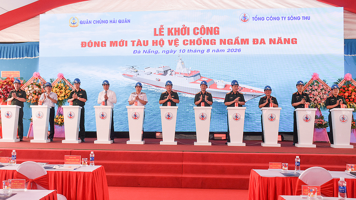 Đóng tàu hộ vệ chống ngầm đa năng do Việt Nam tự chủ