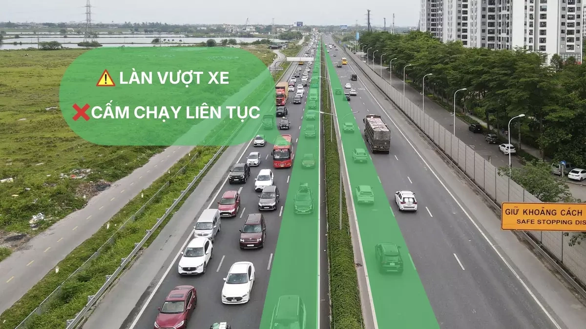 'Dành làn trái để vượt liệu có dễ khiến cao tốc ùn tắc'
