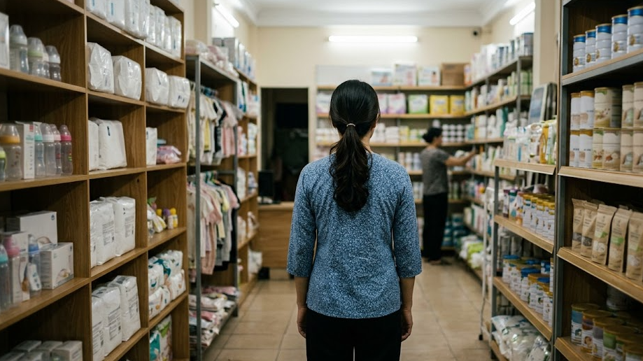 Cửa hàng bỉm sữa doanh thu 10 triệu đồng của tôi tuột dốc