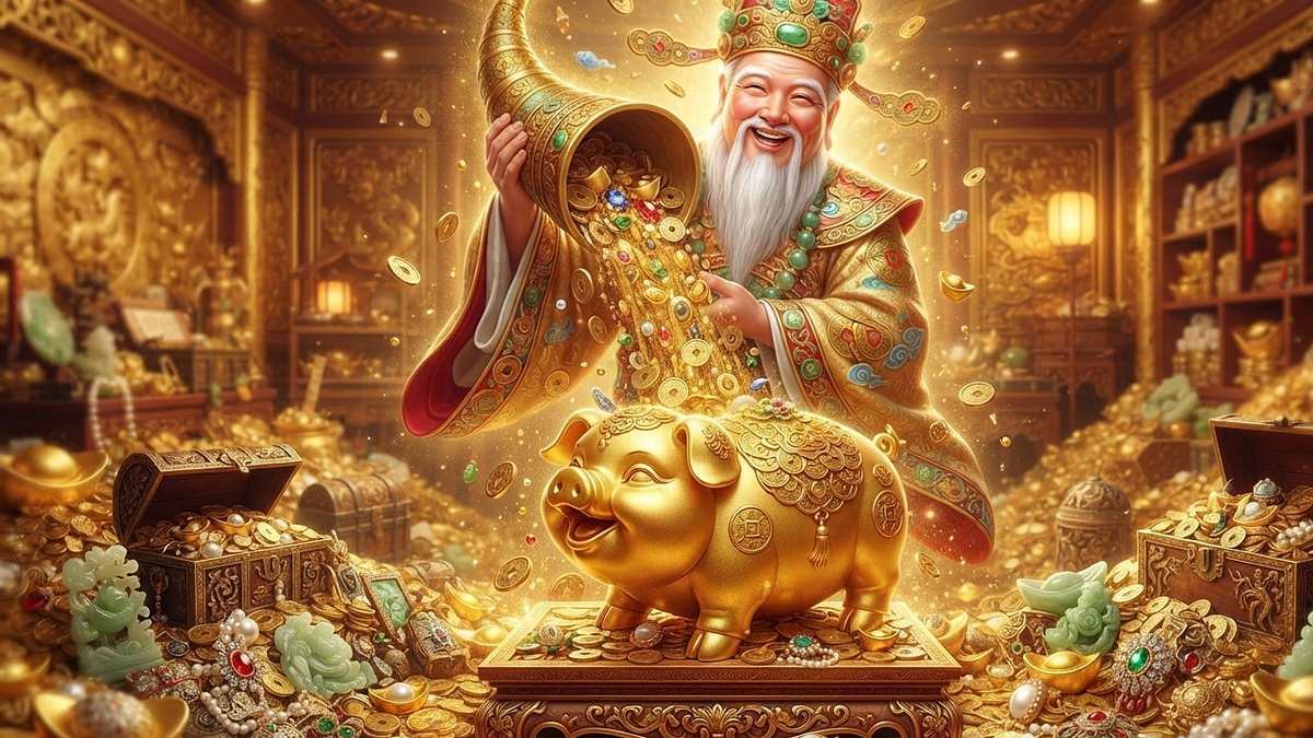 Bốn con giáp được Thần tài viếng thăm từ giữa tháng 8