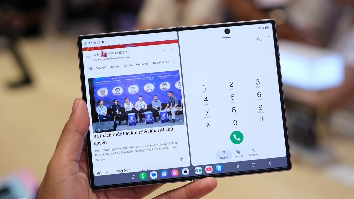 Giá mua Galaxy Z Fold8 thấp hơn niêm yết chục triệu đồng